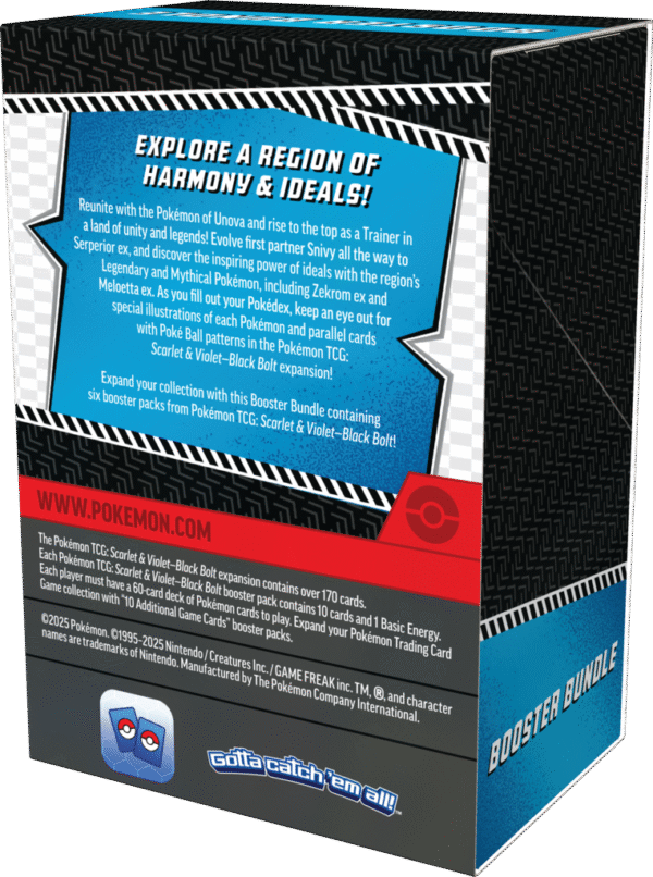 Scarlet & Violet - Black Bolt - Booster Bundle - obrazek 2