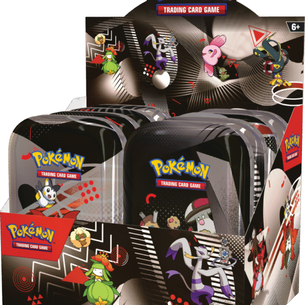 Scarlet & Violet – Black Bolt & White Flare – Unova Mini Tin - komplet