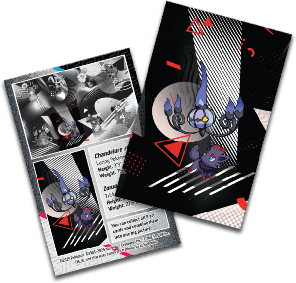 Scarlet & Violet - Black Bolt & White Flare - Unova Mini Tin - Chandelure