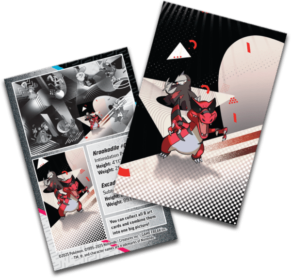 Scarlet & Violet - Black Bolt & White Flare - Unova Mini Tin - Krookodile
