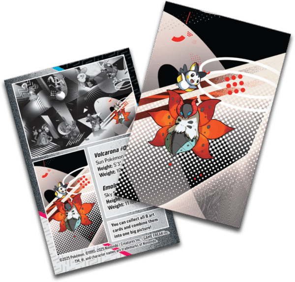 Scarlet & Violet - Black Bolt & White Flare - Unova Mini Tin - Volcarona