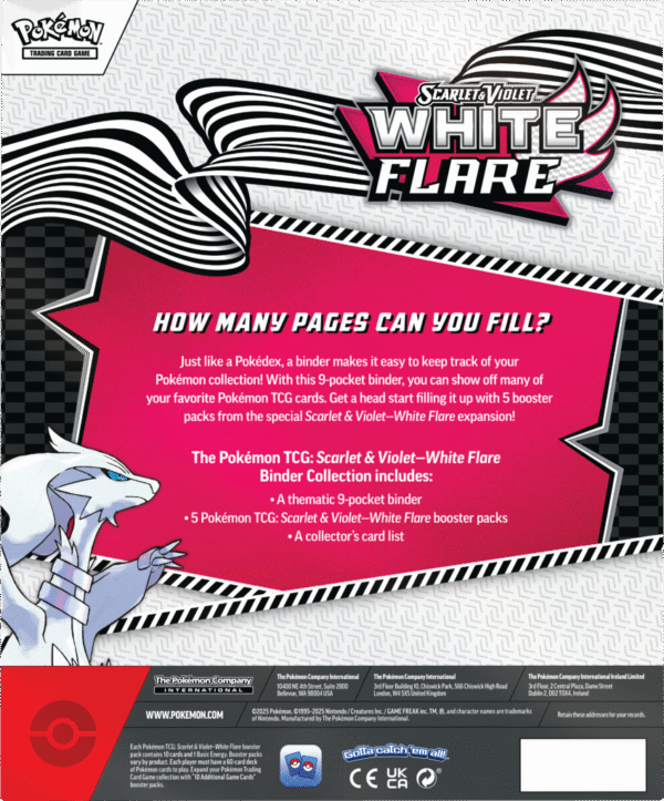 Scarlet & Violet - White Flare - Binder Collection - obrazek 3