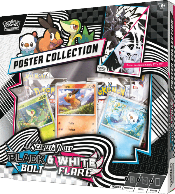 Scarlet & Violet - White Flare & Black Bolt - Unova Poster Collection