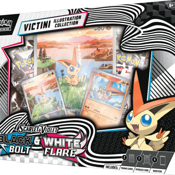 Scarlet & Violet - White Flare & Black Bolt - Unova Victini Illustration Collection