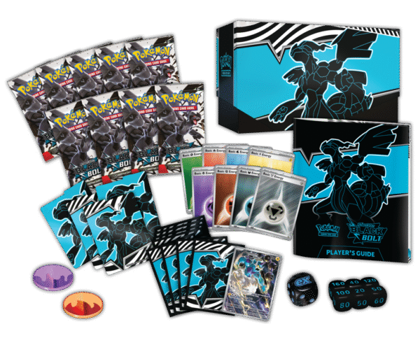 Scarlet & Violet - Black Bolt & White Flare - Elite Trainer Box - komplet - obrazek 3