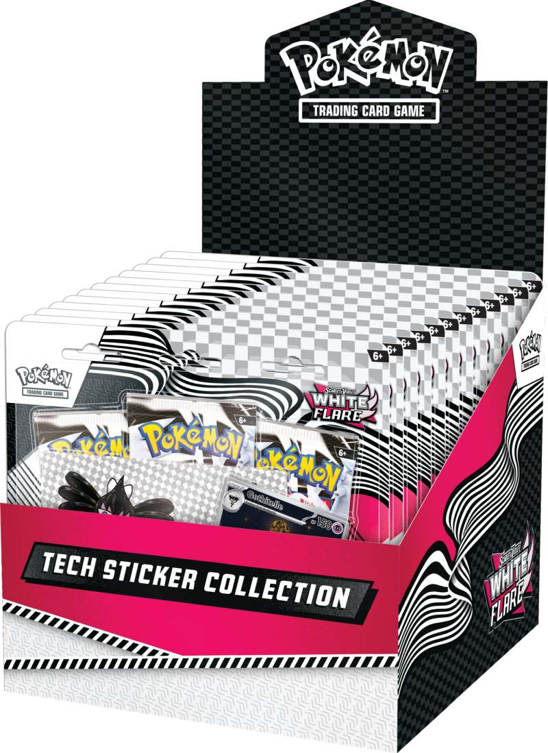 Scarlet & Violet - White Flare - Tech Sticker - Gothitelle - obrazek 3