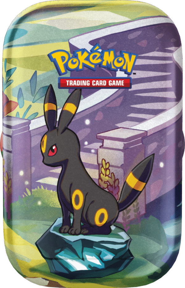Prismatic Evolutions mini tin