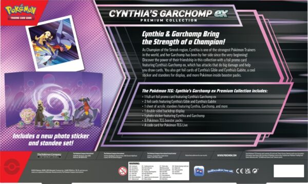 Cynthia’s Garchomp ex - Premium Collection - obrazek 3