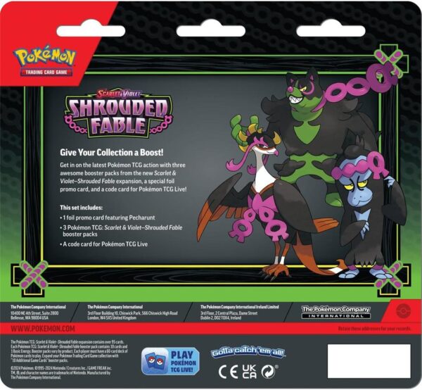 Shrouded Fable - 3-Pack Blister (Pecharunt) - obrazek 2