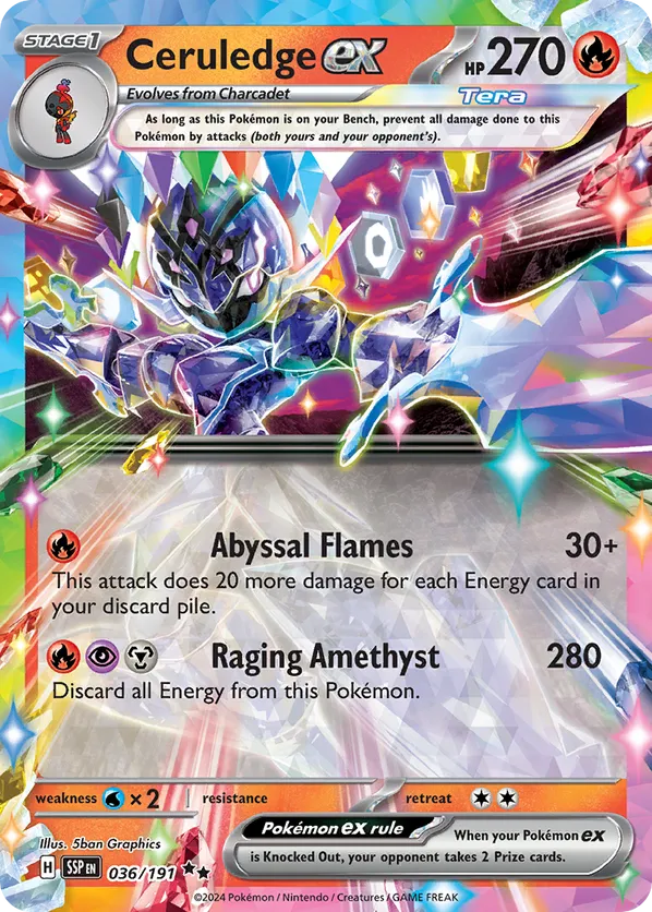 Ceruledge ex (SSP 036)