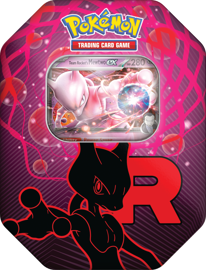 Team Rocket Tin - Mewtwo/Nidoking/Persian - komplet - obrazek 2