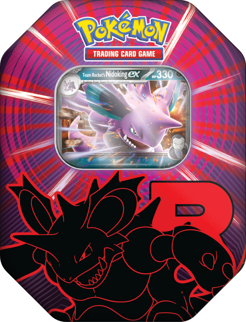 Team Rocket Tin - Mewtwo/Nidoking/Persian - komplet - obrazek 3