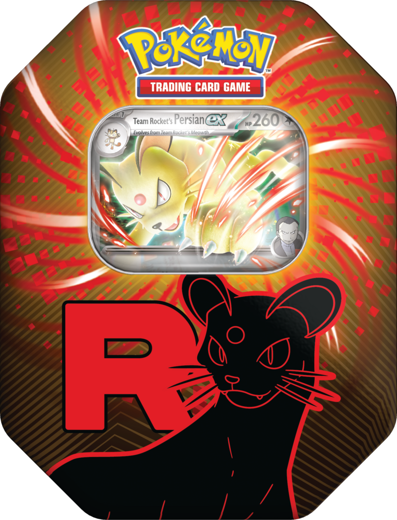 Team Rocket Tin - Mewtwo/Nidoking/Persian - komplet - obrazek 4