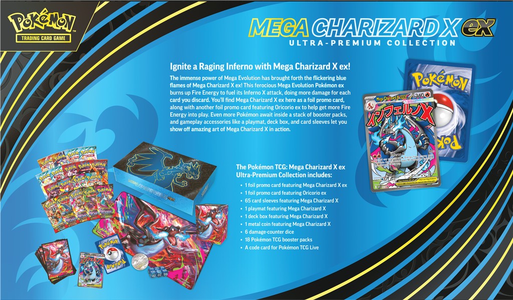 Mega Charizard X ex - Ultra-Premium Collection - obrazek 5