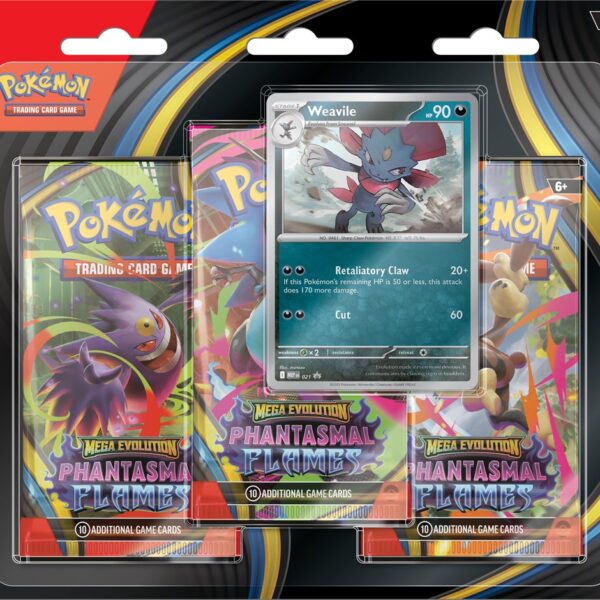 Phantasmal Flames - 3-Pack Blister - Weavile
