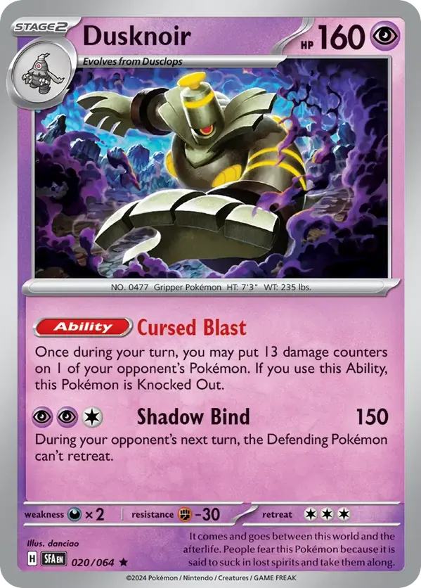 Dusknoir (SFA 020) Play! Stamp