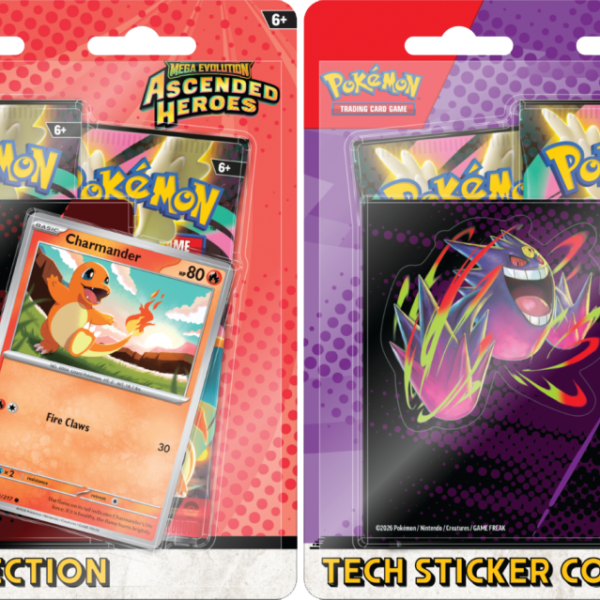 Ascended Heroes - Tech Sticker Collection - Charmander & Gastly - komplet