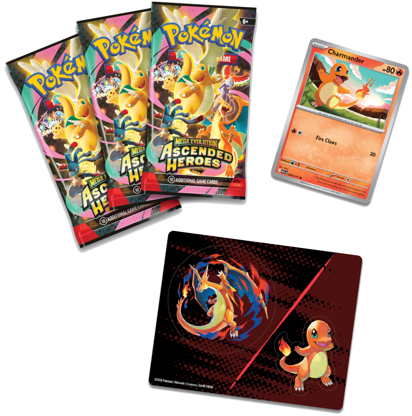 Ascended Heroes - Tech Sticker Collection - Charmander & Gastly - display - obrazek 5