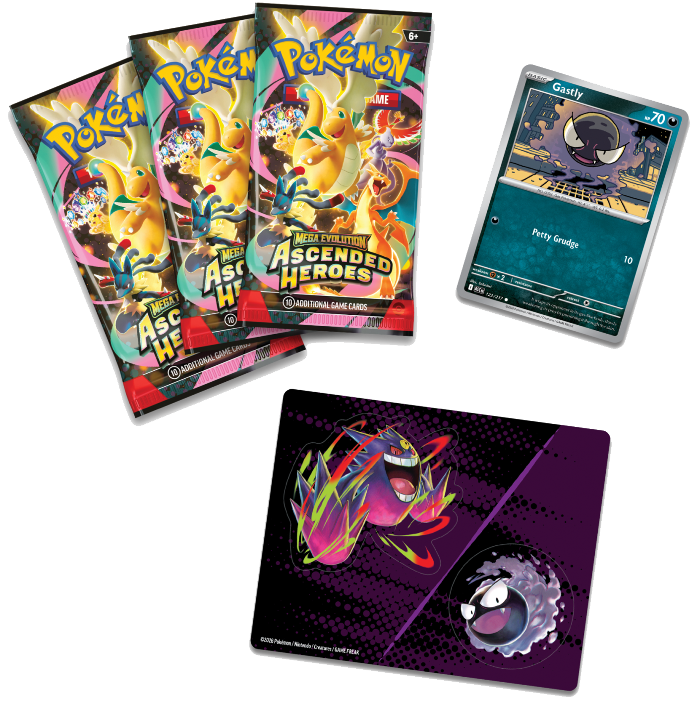 Ascended Heroes - Tech Sticker Collection - Gastly - obrazek 2