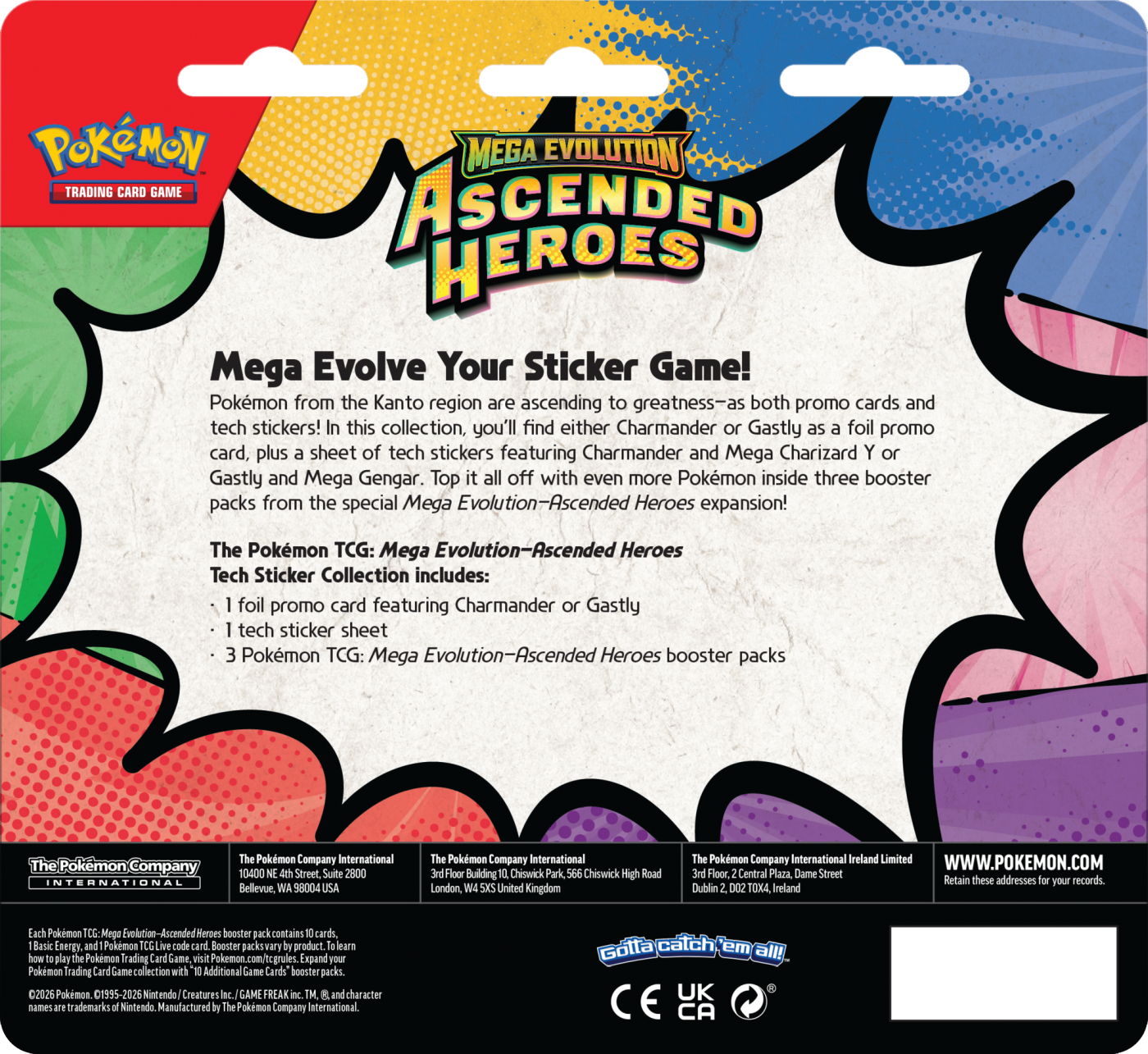 Ascended Heroes - Tech Sticker Collection - Gastly - obrazek 3