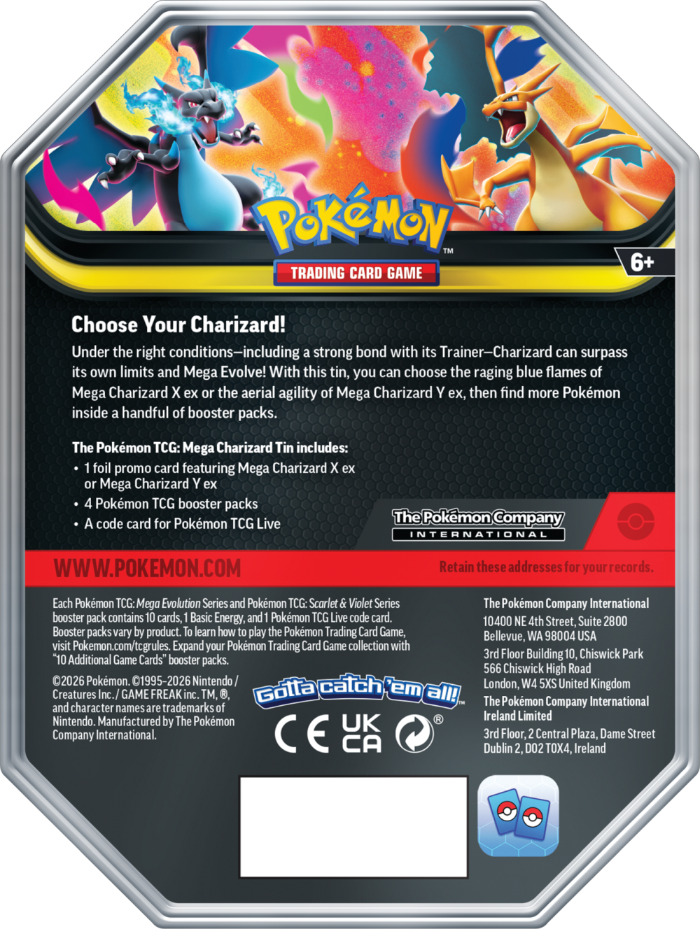 Mega Charizard Tin: Mega Charizard X ex - obrazek 2