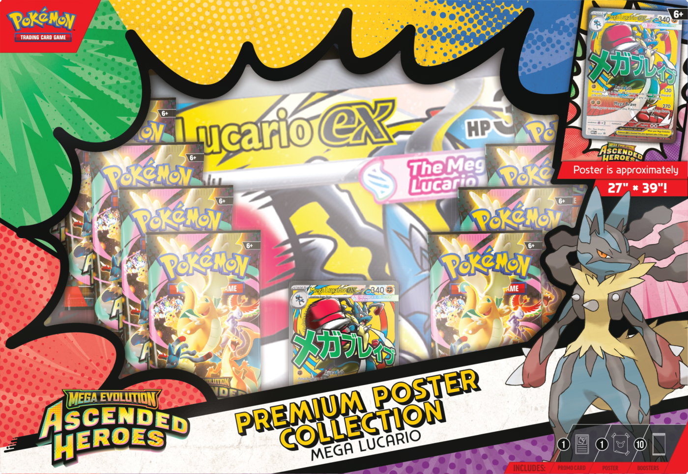 Ascended Heroes – Premium Poster Collection – Mega Lucario
