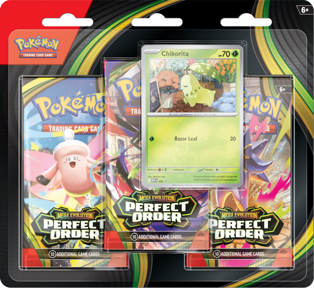 Perfect Order - 3-Pack blister Chikorita